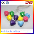 dental gift supply plastic baby/primary/Deciduous/milk teeth box